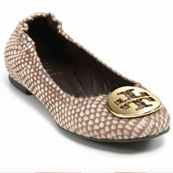 Tory Burch Shoes - Tory Burch flats Reva size 8 animal print